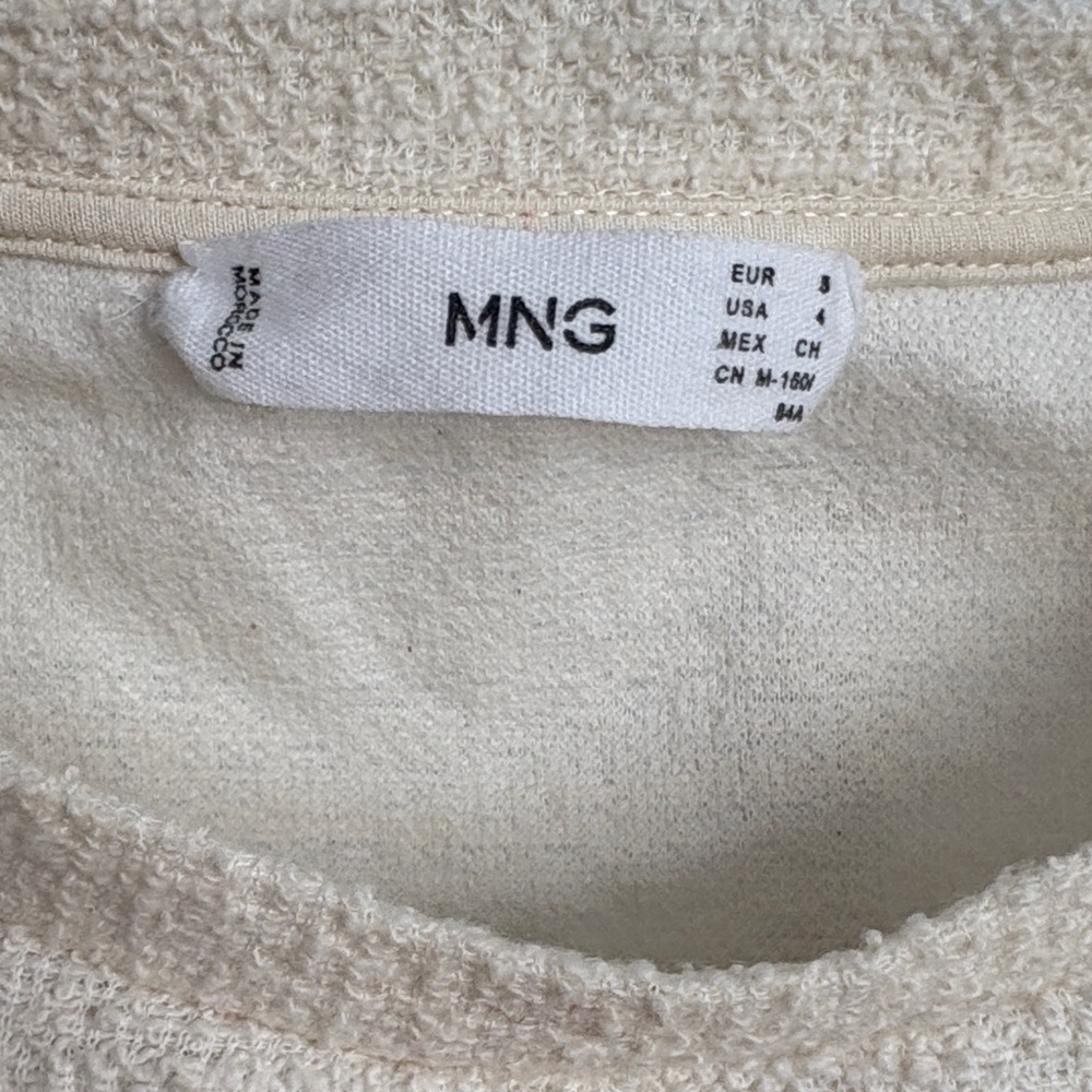 Mango Cream Long Sleeve Dress - Picture 2 of 2